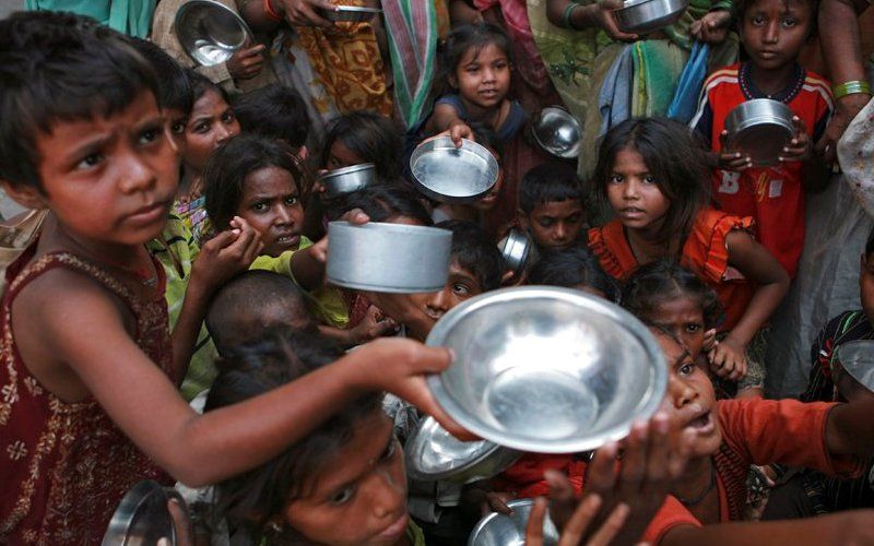 begging in India